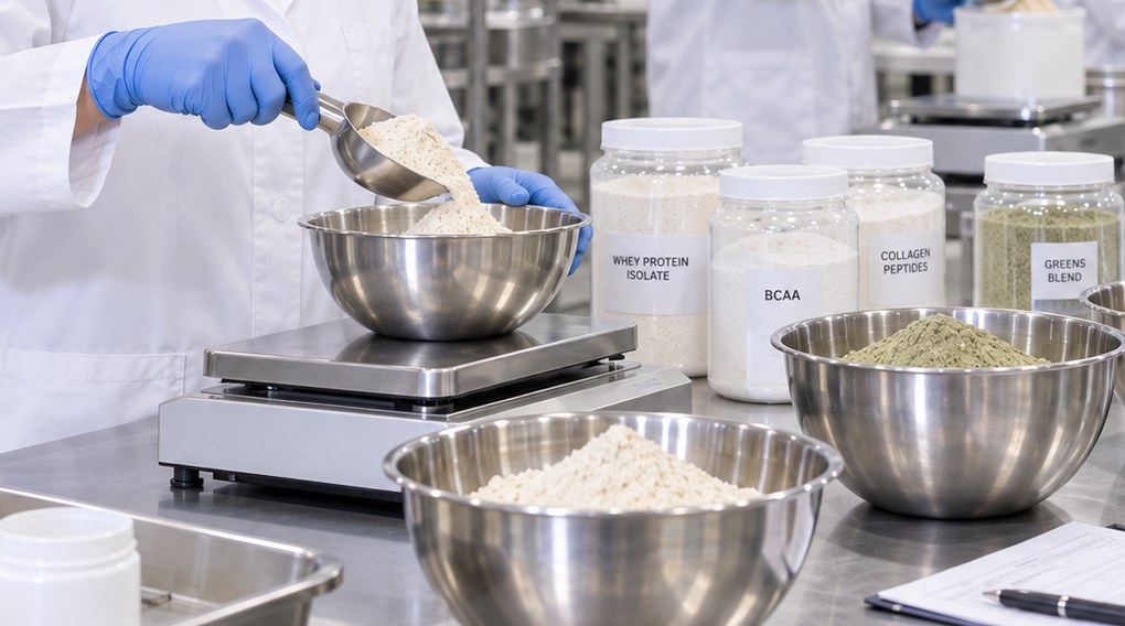 Raw material weighing