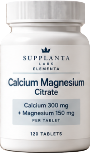 SUPPLANTA LABS ELEMENTA Calcium Magnesium Citrate